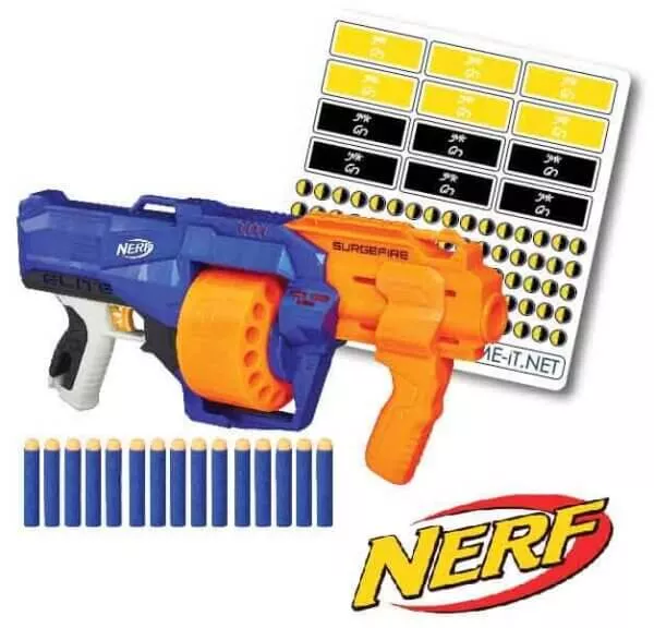 מדבקות לסימון NERF- נרף