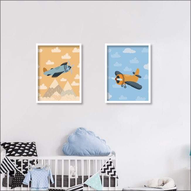 תמונות ממוסגרות לחדרי ילדים